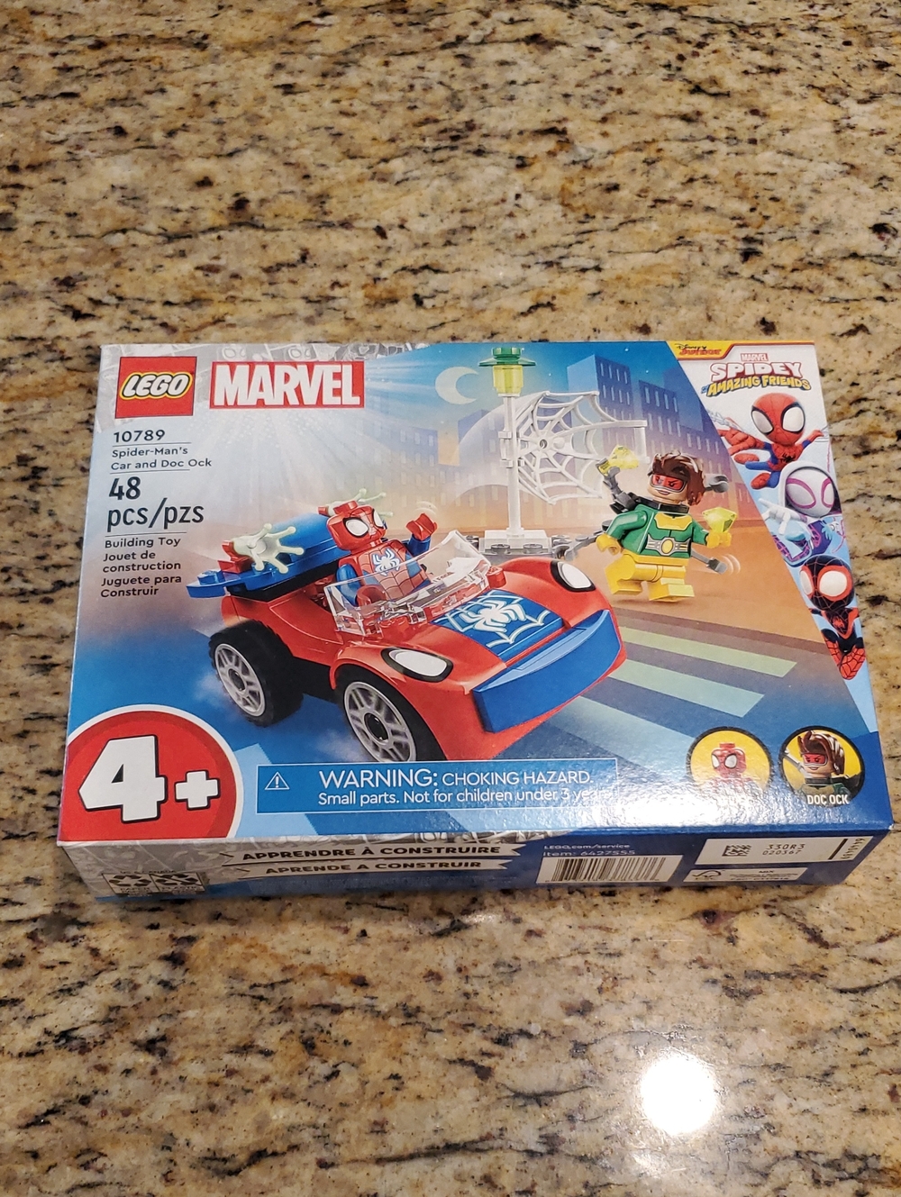 New Lego Marvel Spider-Man's Car and Doc Ock Builder Set # 10789